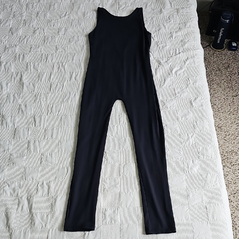 Zara Women's Black Sleeveless Jumpsuit